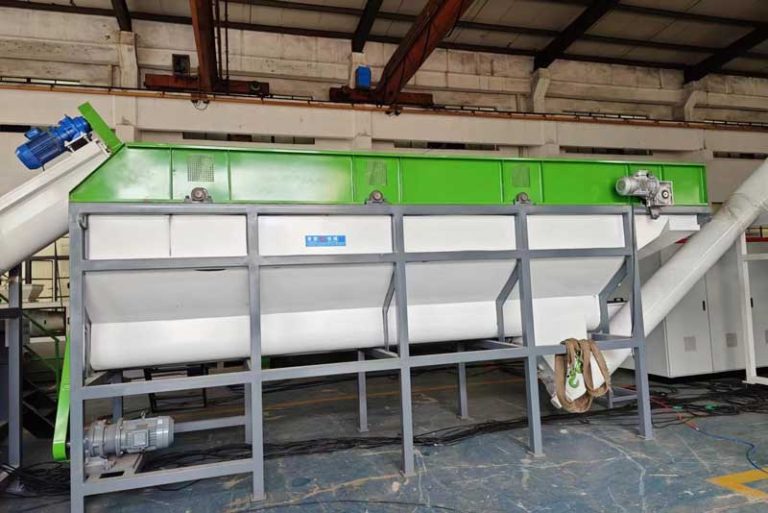 PET cold washing tank