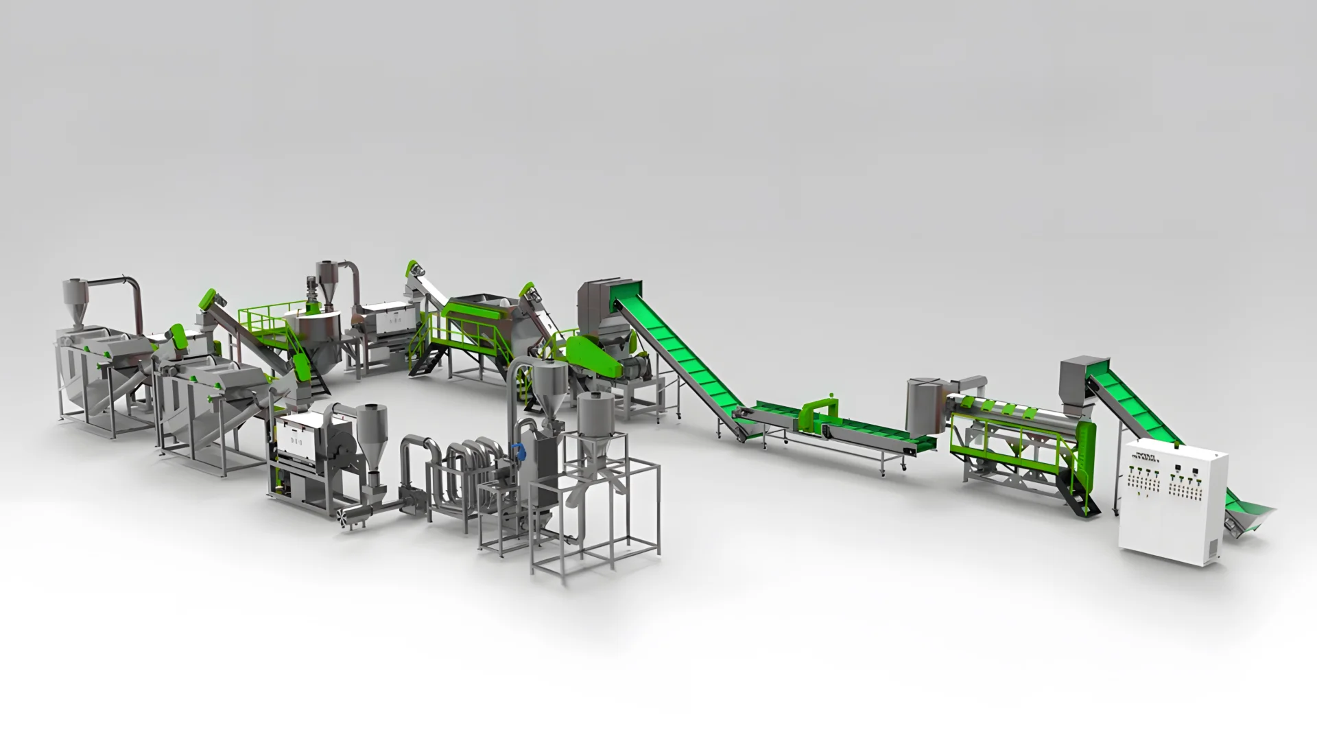 PET bottle recycling machine price