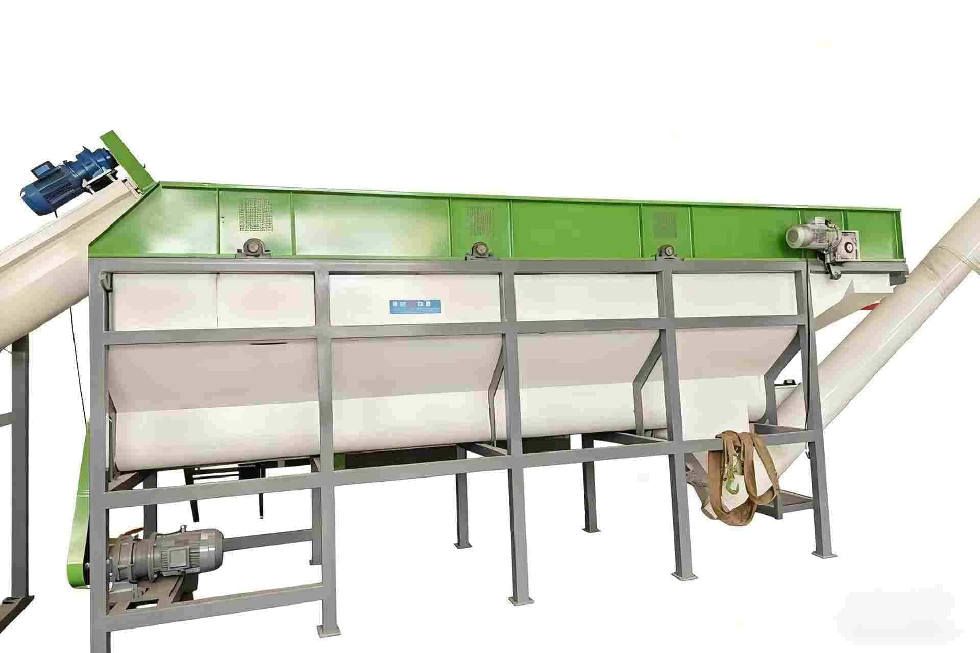 PET floating washing tank