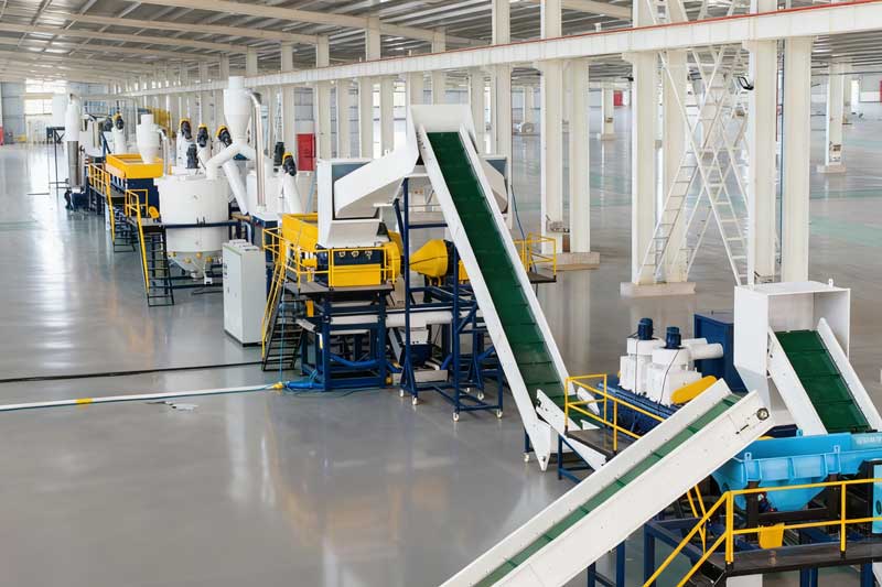 Asia PET flakes line